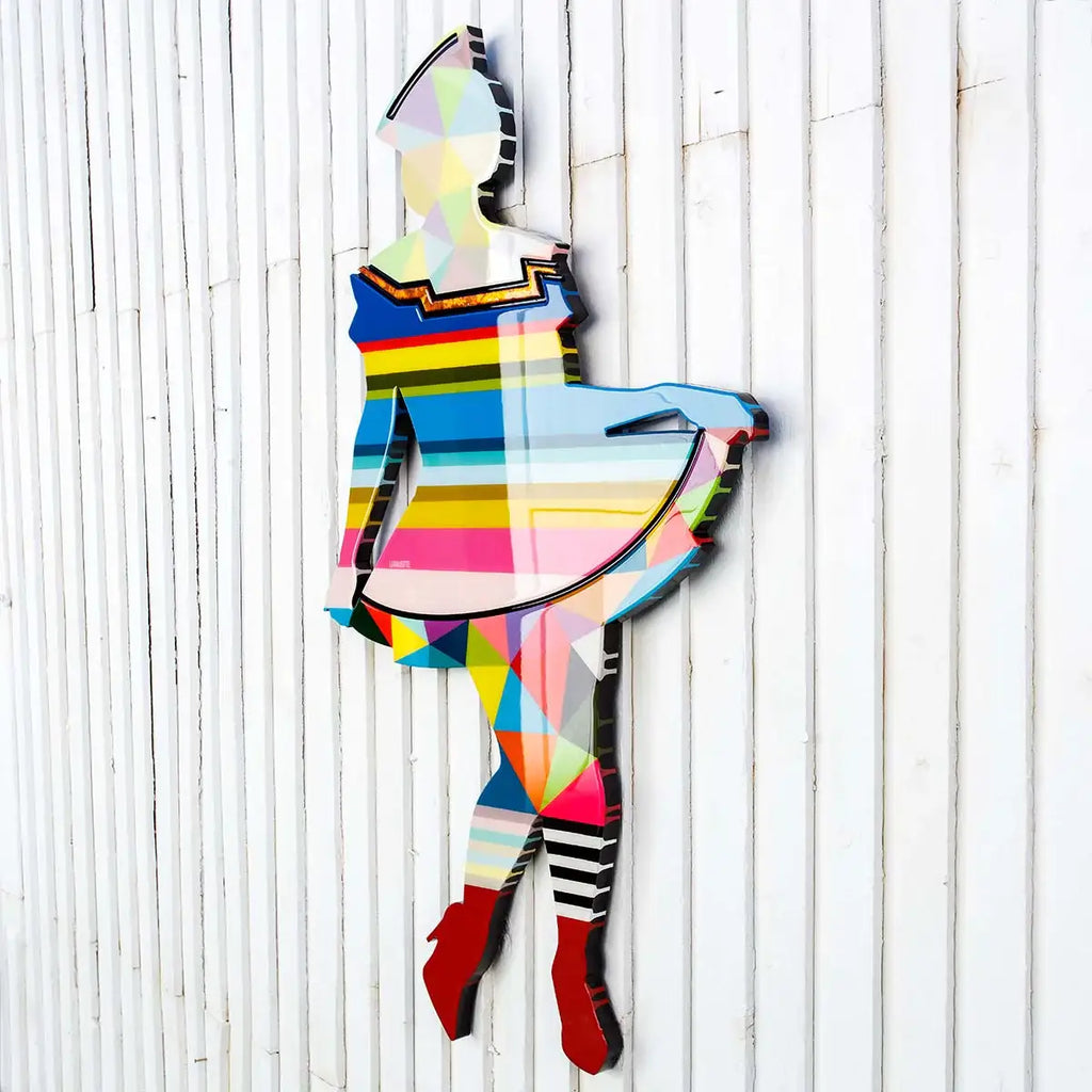 Hello Sailor Geo and Bronze - Original Wall Sculpture - SOLD by artist Lhouette - Wyecliffe Galleries