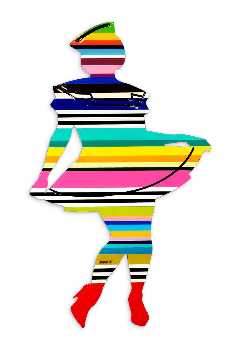 Hello Sailor Miniature Original - SOLD by artist Lhouette - Wyecliffe Galleries