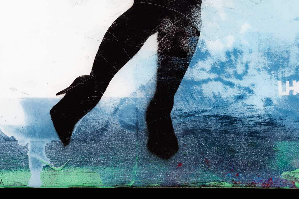 Hello Sailor Mixer (Fresh Blue) - Original - SOLD by artist Lhouette - Wyecliffe Galleries