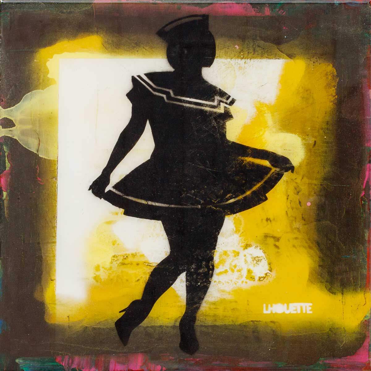 Hello Sailor Mixer (Yellow Submarine) - Original - SOLD by artist Lhouette - Wyecliffe Galleries