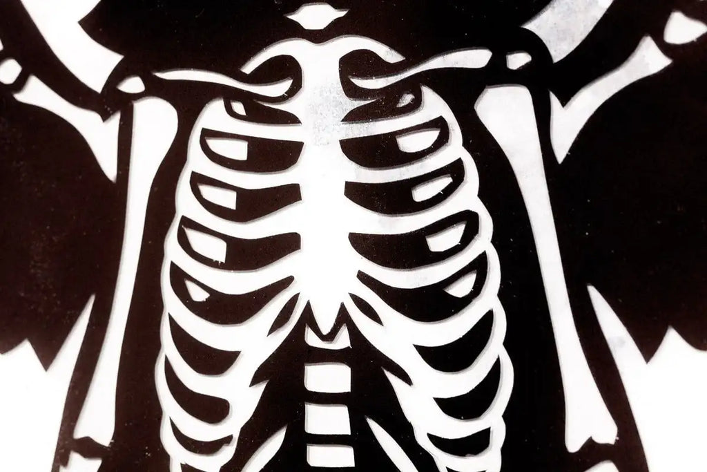 Hells Angel-Cake: Flock - Original - SOLD by artist Lhouette - Wyecliffe Galleries