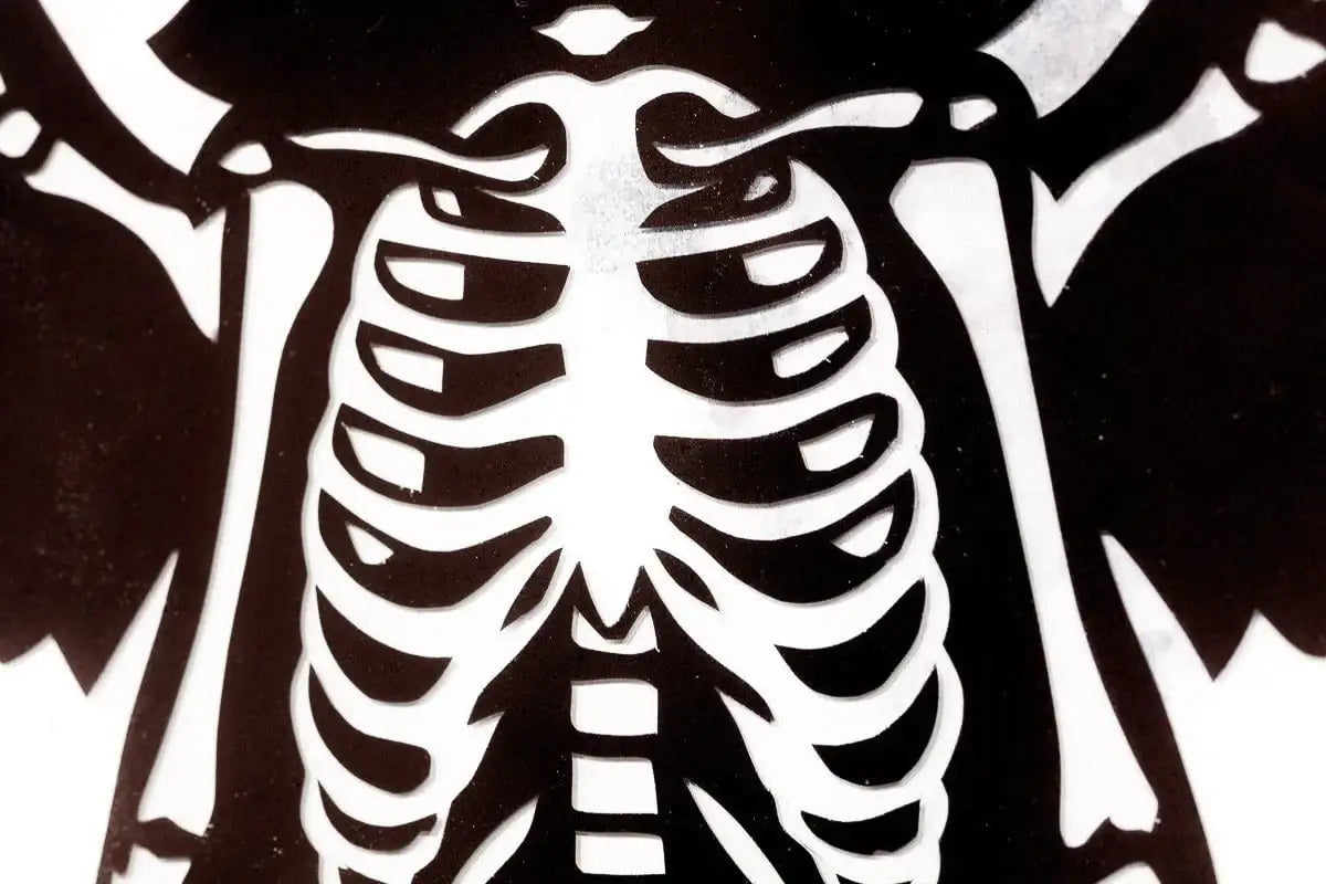 Hells Angel-Cake: Flock - Original - SOLD by artist Lhouette - Wyecliffe Galleries