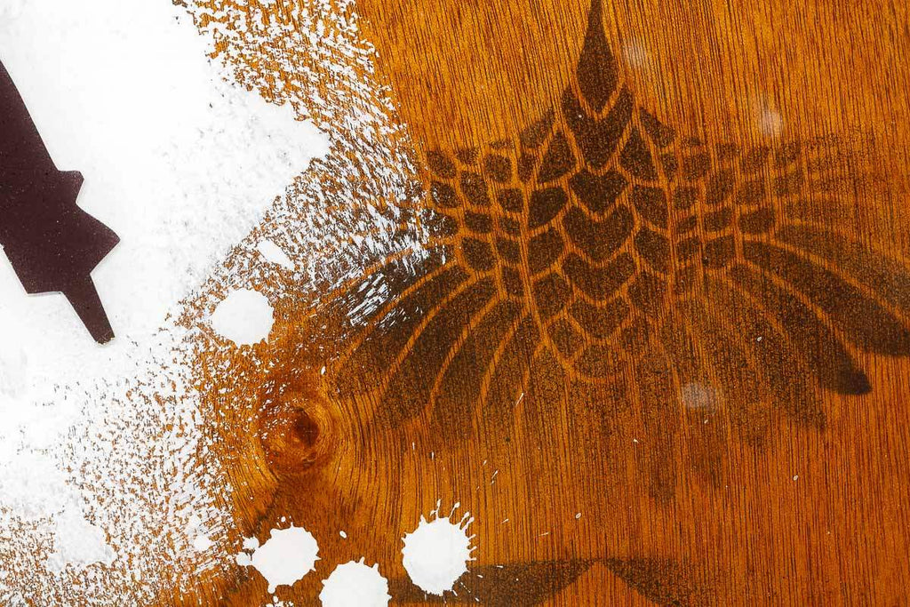 Hells Angel-Cake: Flock - Original - SOLD by artist Lhouette - Wyecliffe Galleries