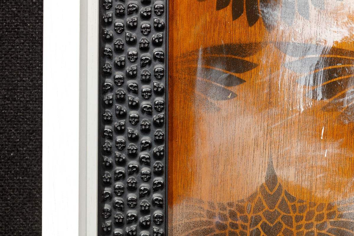 Hells Angel-Cake: Flock - Original - SOLD by artist Lhouette - Wyecliffe Galleries