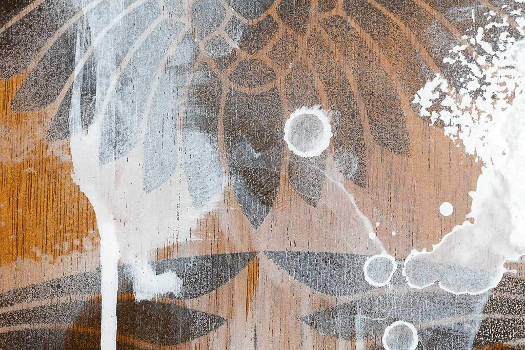 Hells Angel-Cake: Flock - Original - SOLD by artist Lhouette - Wyecliffe Galleries