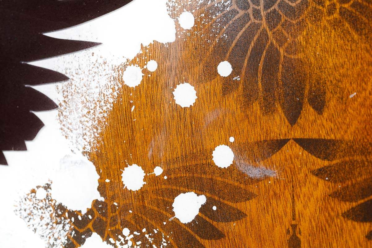 Hells Angel-Cake: Flock - Original - SOLD by artist Lhouette - Wyecliffe Galleries