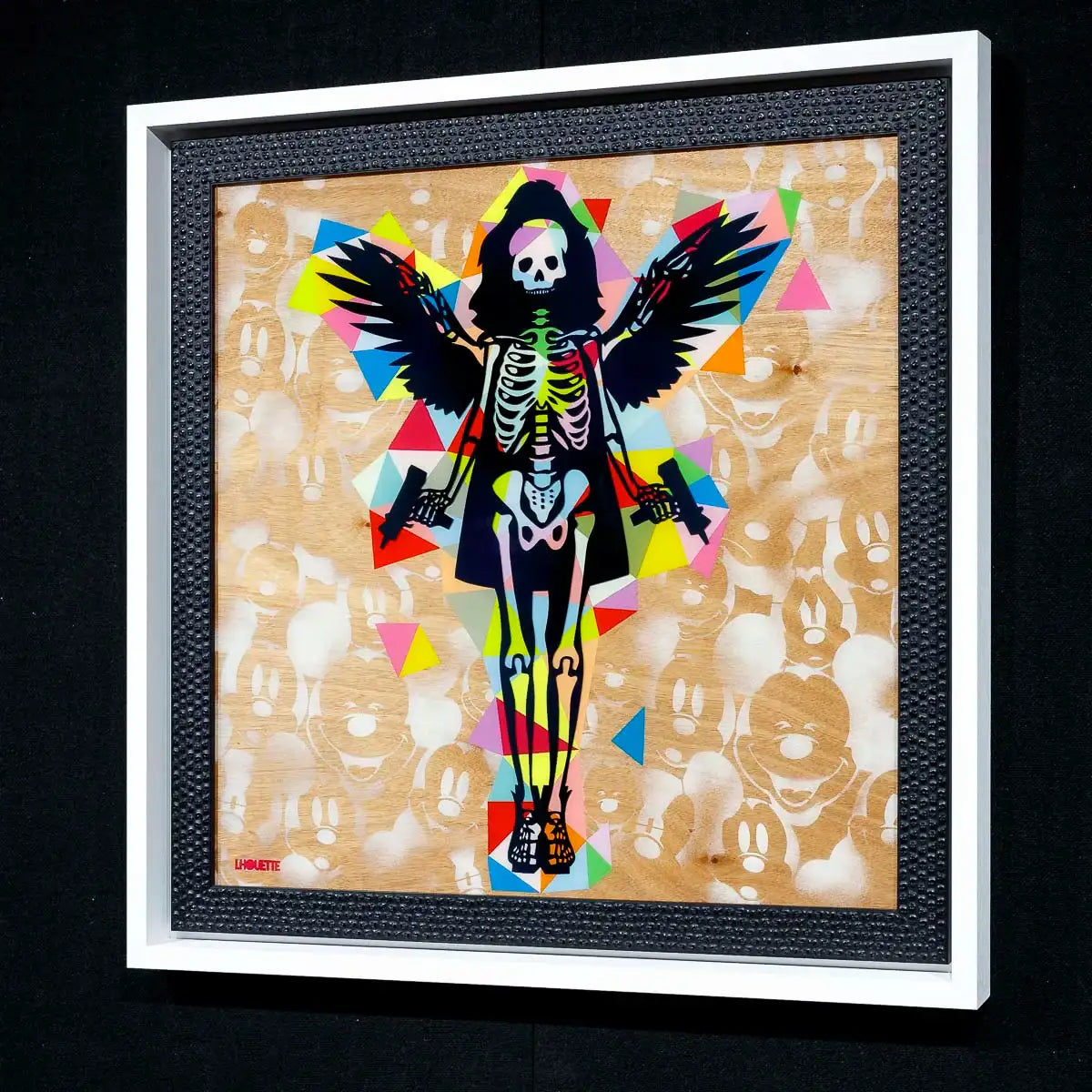 Hells Angel-Cake: Geometric - Original - SOLD by artist Lhouette - Wyecliffe Galleries