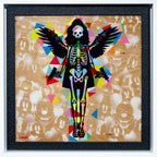 Hells Angel-Cake: Geometric - Original - SOLD by artist Lhouette - Wyecliffe Galleries