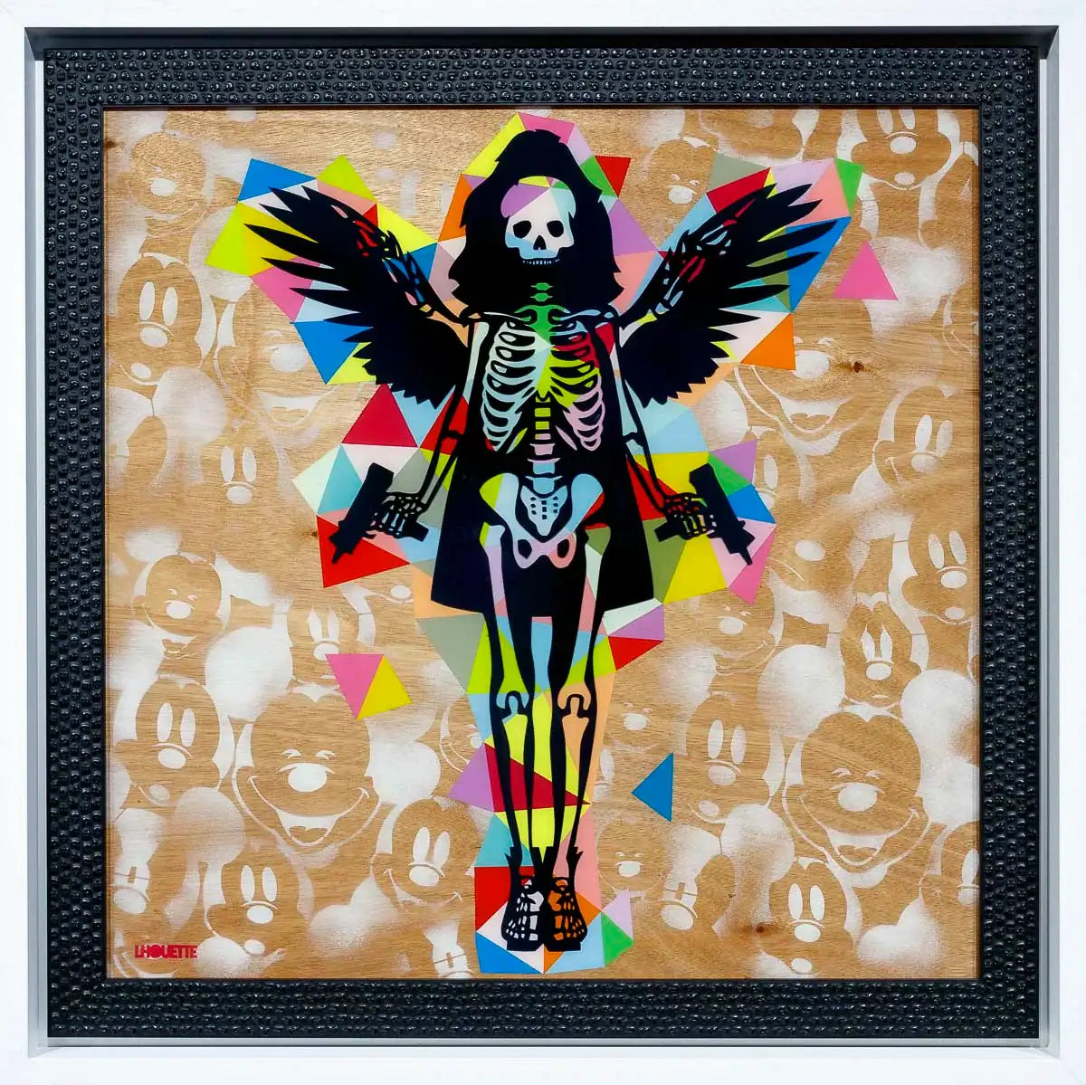 Hells Angel-Cake: Geometric - Original - SOLD by artist Lhouette - Wyecliffe Galleries