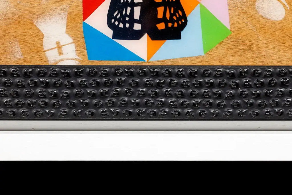 Hells Angel-Cake: Geometric - Original - SOLD by artist Lhouette - Wyecliffe Galleries