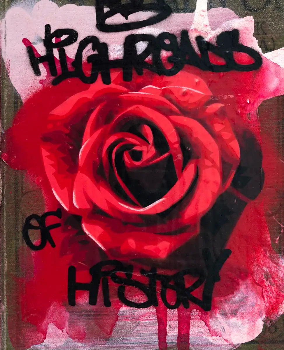 Highroads of History - Original - SOLD by artist Lhouette - Wyecliffe Galleries