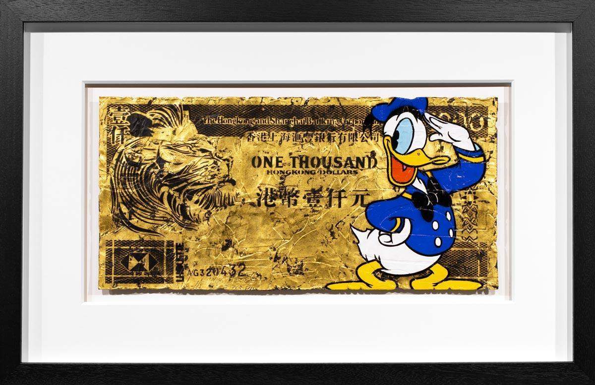 Hong Kong Dollar - Donald - Original - SOLD by artist Lhouette - Wyecliffe Galleries