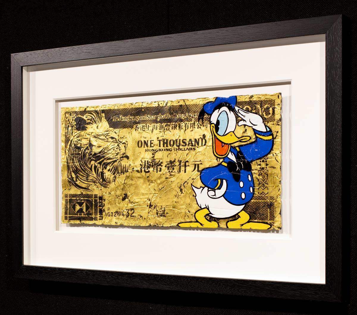 Hong Kong Dollar - Donald - Original - SOLD by artist Lhouette - Wyecliffe Galleries