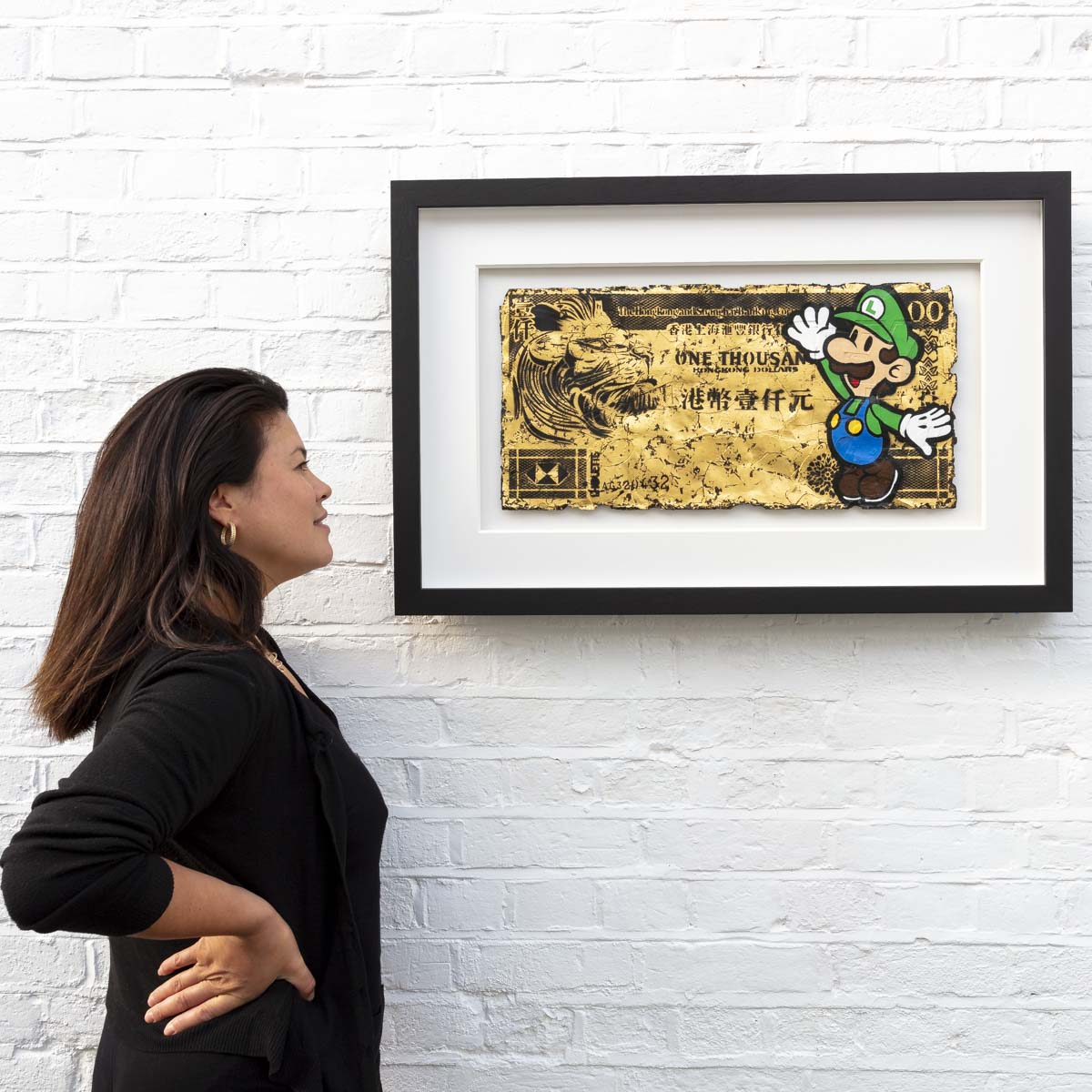Hong Kong Dollar - Luigi - Original Lhouette Framed