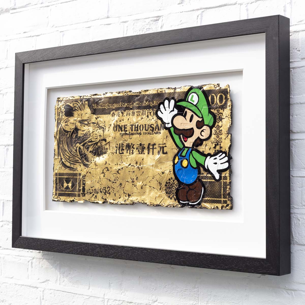 Hong Kong Dollar - Luigi - Original Lhouette Framed