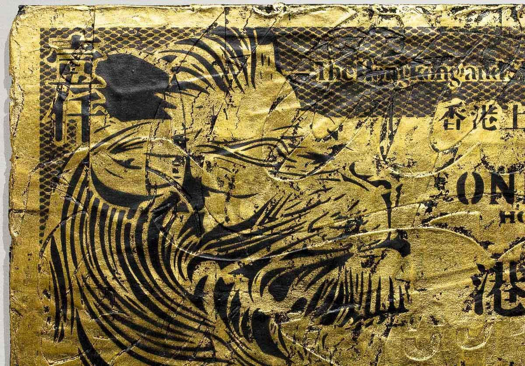 Hong Kong Dollar - Pop Eye Original - SOLD by artist Lhouette - Wyecliffe Galleries