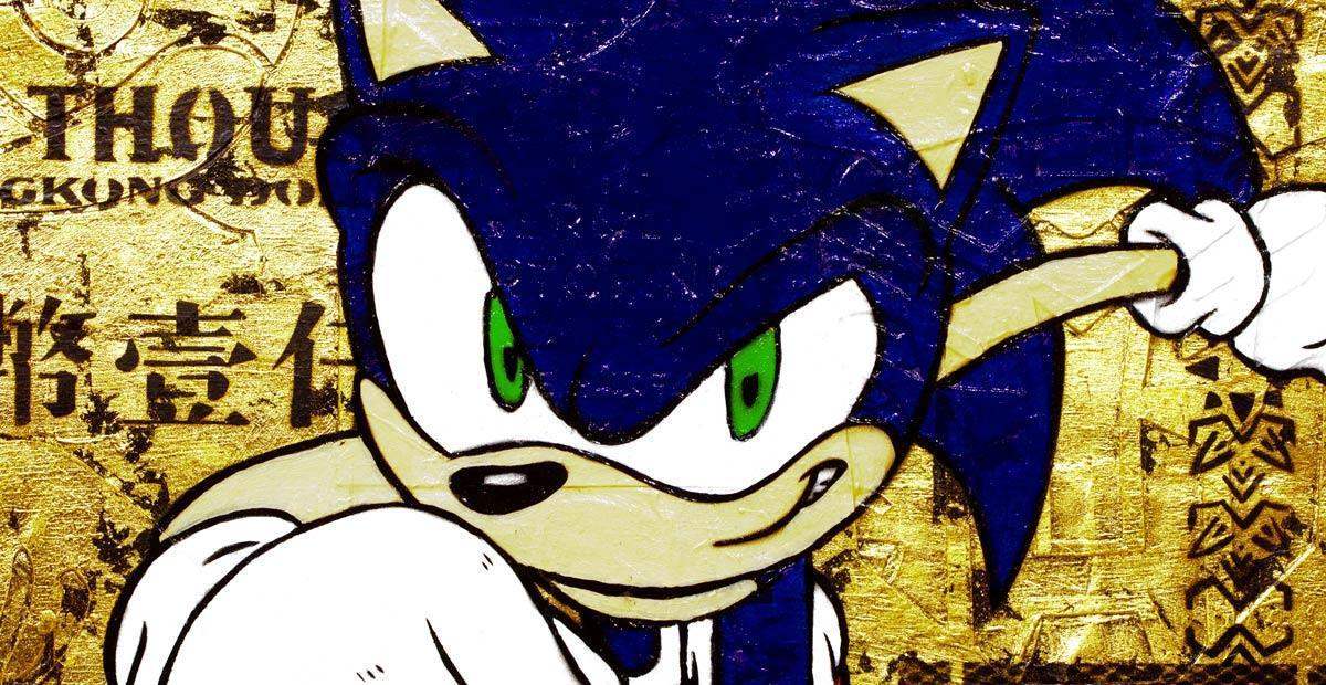 Hong Kong Dollar - Sonic - SOLD by artist Lhouette - Wyecliffe Galleries