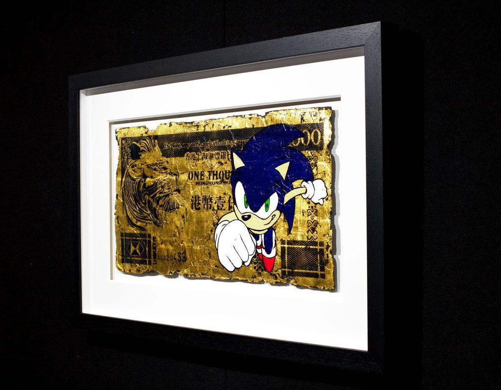 Hong Kong Dollar - Sonic - SOLD by artist Lhouette - Wyecliffe Galleries