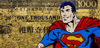 Hong Kong Dollar - Super Man Original - SOLD by artist Lhouette - Wyecliffe Galleries