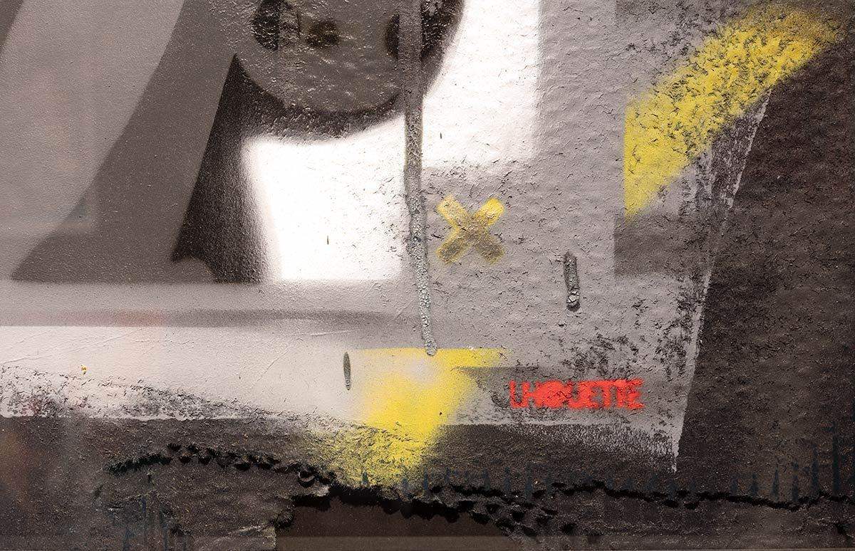 James Dean - Giant - Original - SOLD by artist Lhouette - Wyecliffe Galleries