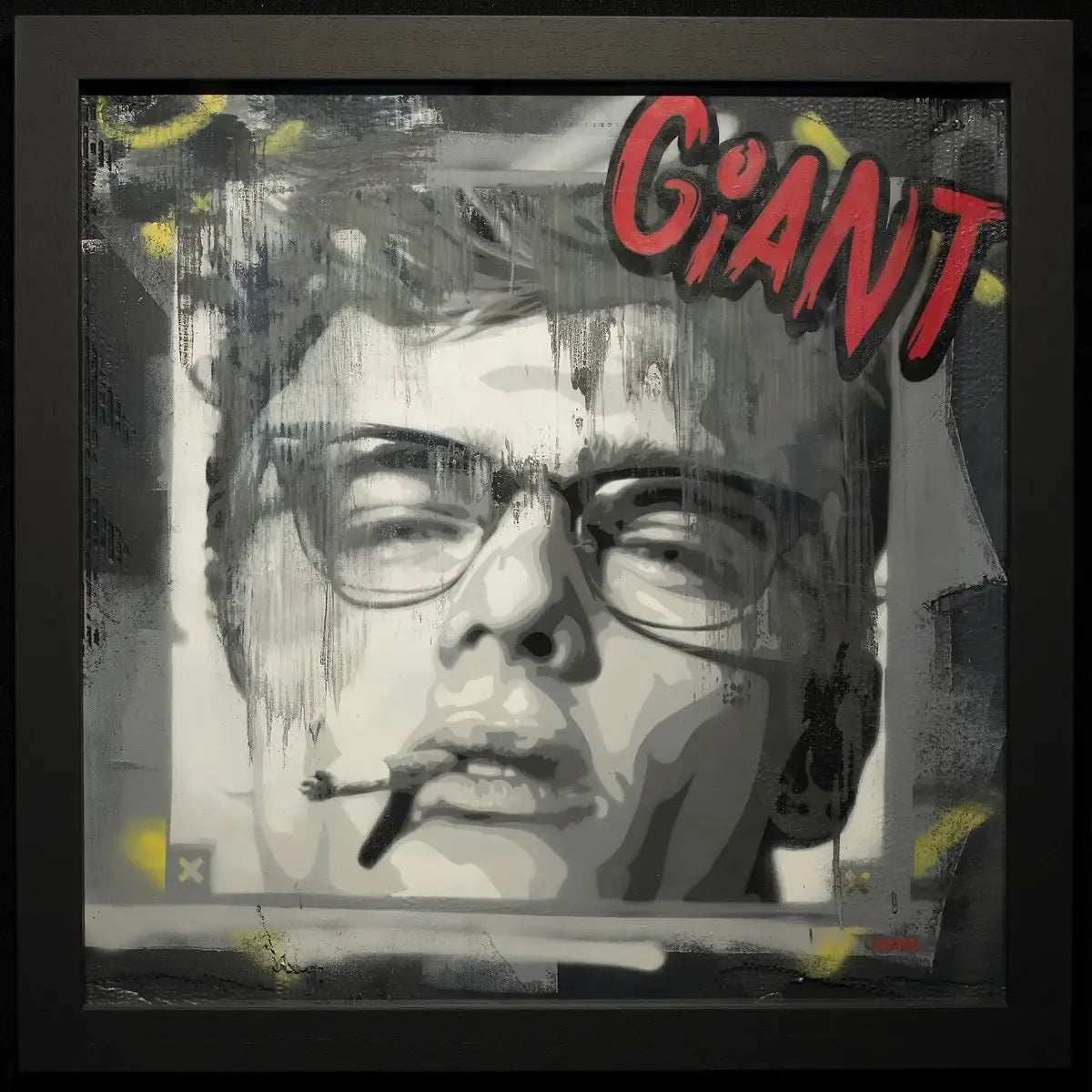 James Dean - Giant - Original - SOLD by artist Lhouette - Wyecliffe Galleries