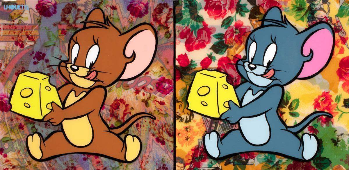 Jerry & Jerry - Original - SOLD by artist Lhouette - Wyecliffe Galleries