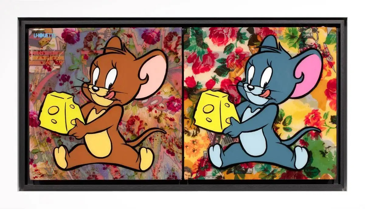 Jerry & Jerry - Original - SOLD by artist Lhouette - Wyecliffe Galleries