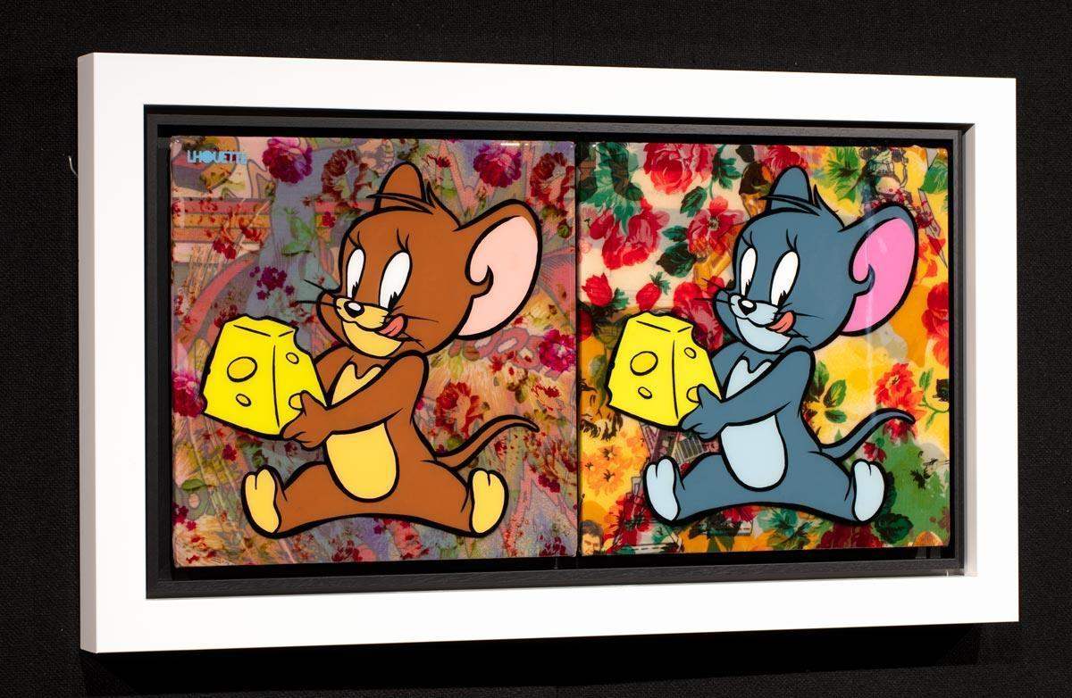 Jerry & Jerry - Original - SOLD by artist Lhouette - Wyecliffe Galleries