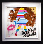 Kitty Bomb - ORIGINAL - SOLD by artist Lhouette - Wyecliffe Galleries