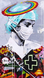 Knight Nurse - Boutique Edition - SOLD by artist Lhouette - Wyecliffe Galleries