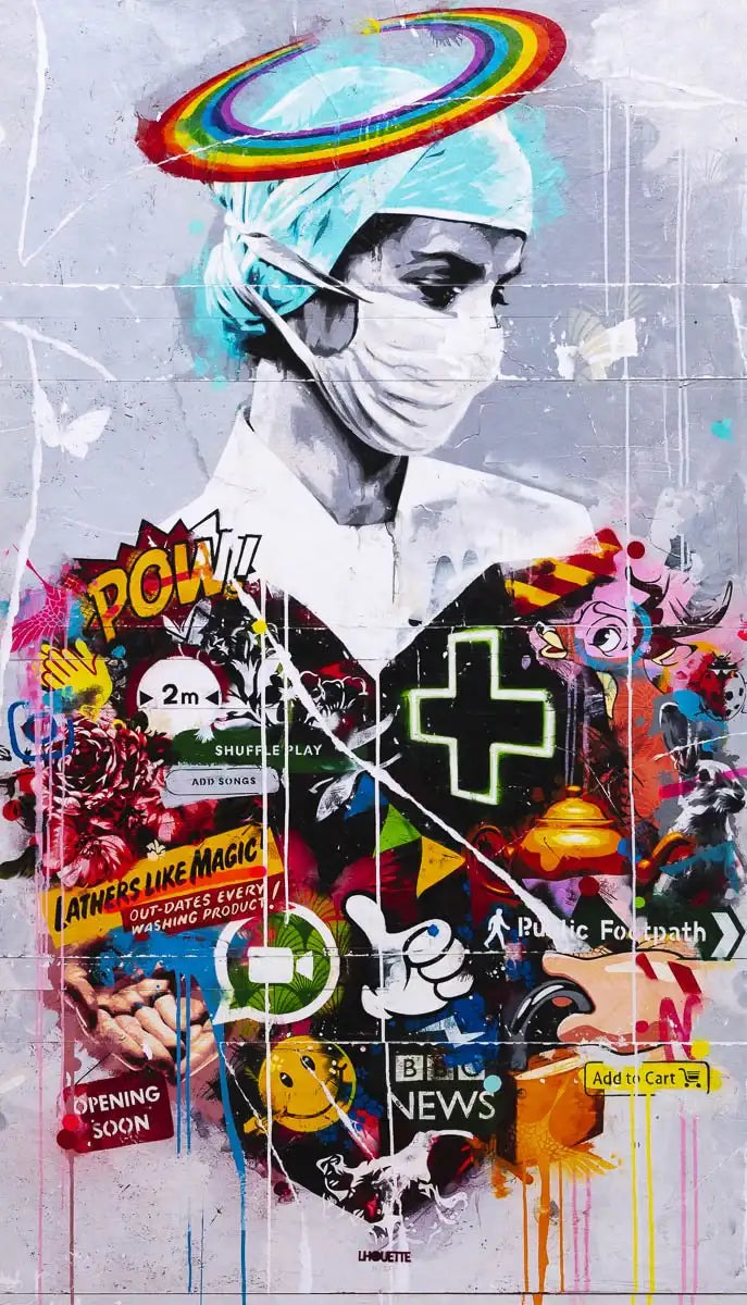 Knight Nurse - Boutique Edition - SOLD by artist Lhouette - Wyecliffe Galleries