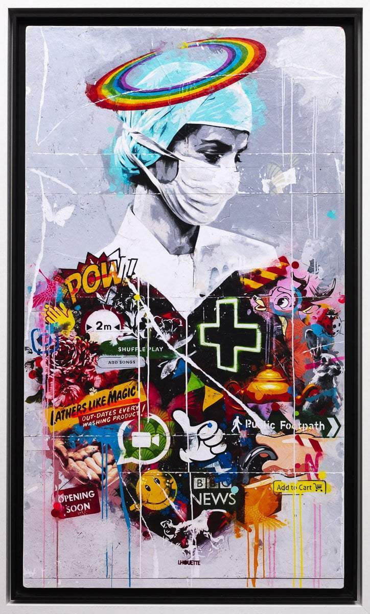 Knight Nurse - Boutique Edition - SOLD by artist Lhouette - Wyecliffe Galleries