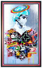 Knight Nurse - Deluxe Edition - SOLD by artist Lhouette - Wyecliffe Galleries