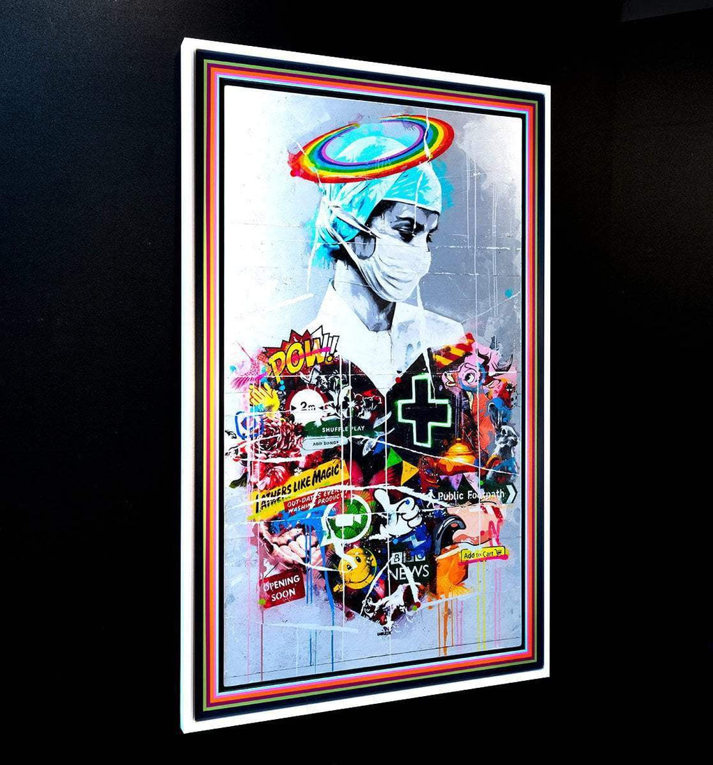 Knight Nurse - Deluxe Edition - SOLD by artist Lhouette - Wyecliffe Galleries