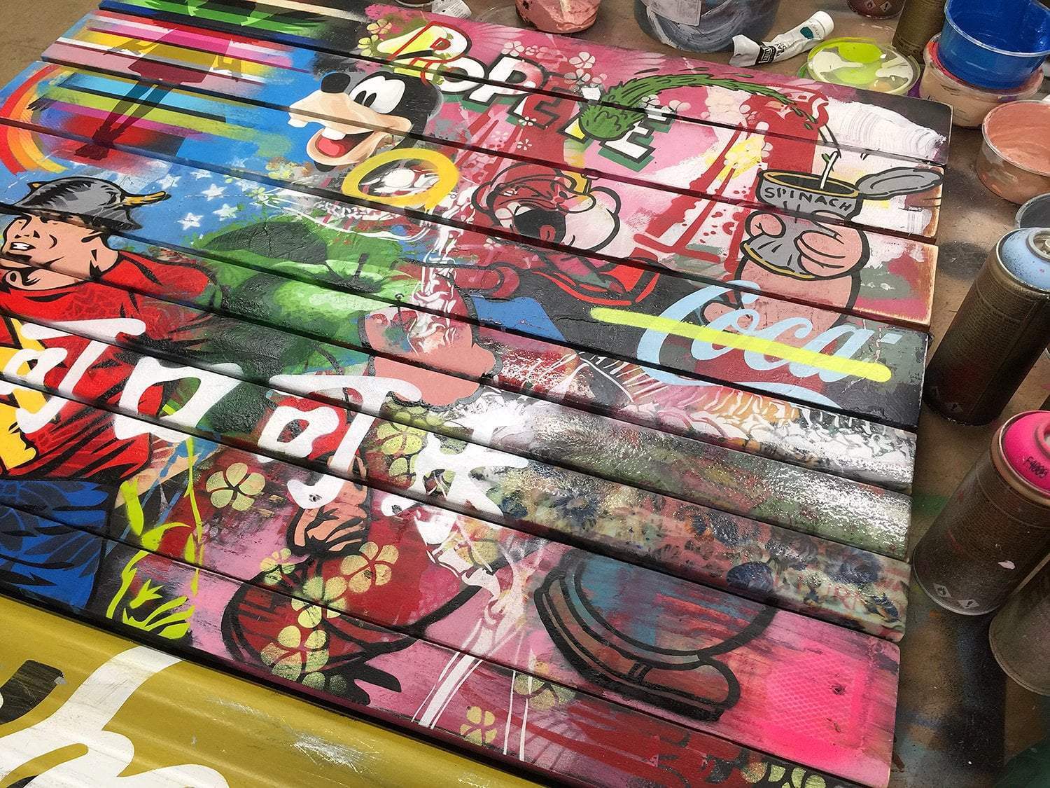 Lamborghini - Lost and Found - SOLD by artist Lhouette - Wyecliffe Galleries