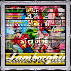 Lamborghini - Lost and Found - SOLD by artist Lhouette - Wyecliffe Galleries