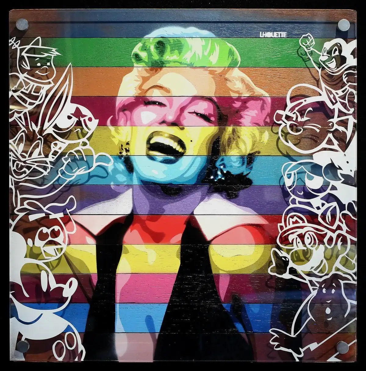 Last Laugh - Original - SOLD by artist Lhouette - Wyecliffe Galleries