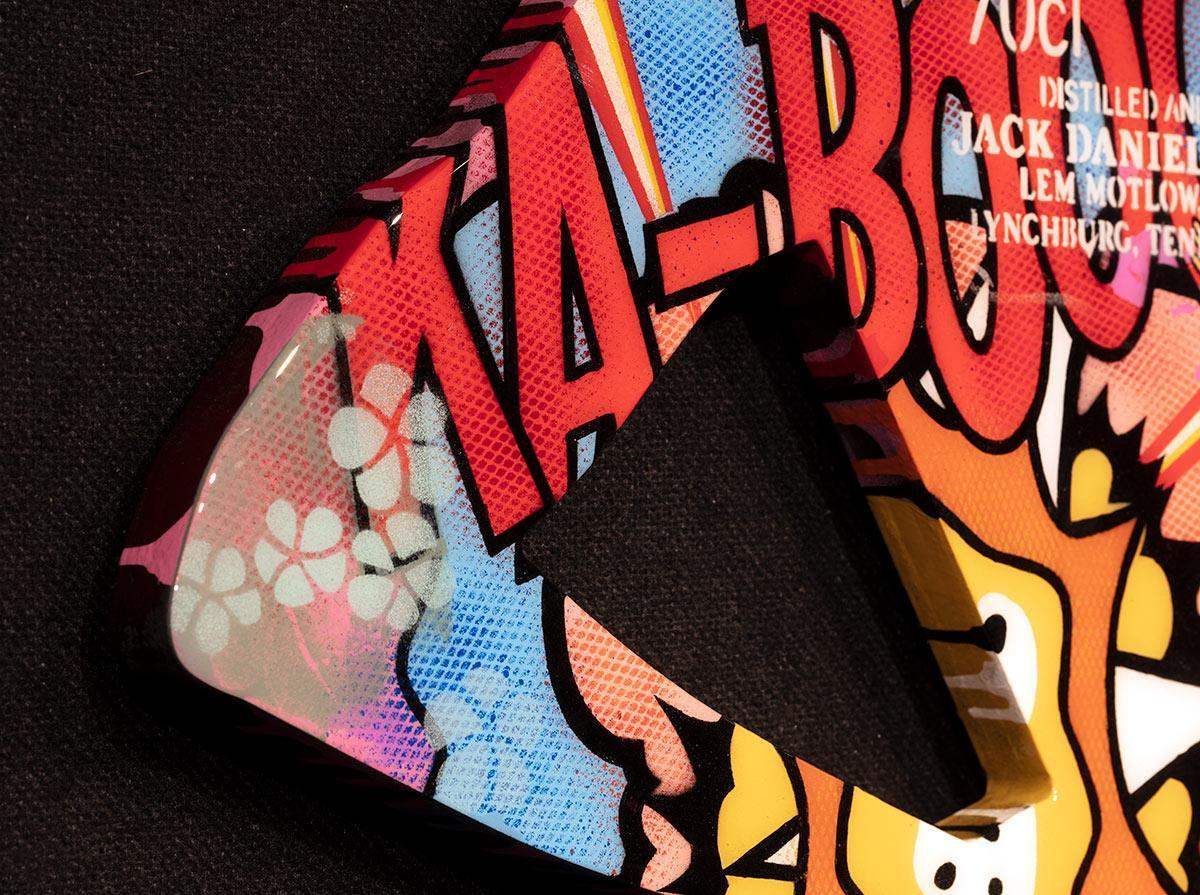 Last Orders Boom (Gloss Resin) - Original Wall Sculpture - SOLD by artist Lhouette - Wyecliffe Galleries