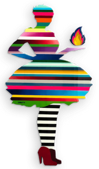 Last Orders Flame - Original Wall Sculpture - SOLD by artist Lhouette - Wyecliffe Galleries