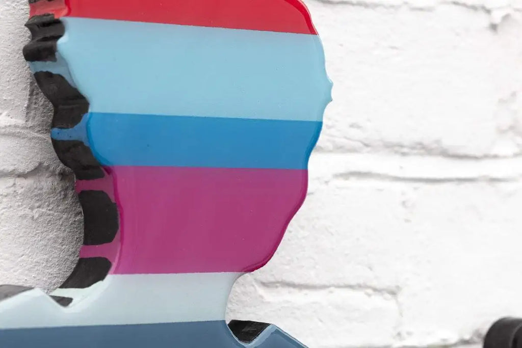 Last Orders Geometric - Miniature - Original - SOLD by artist Lhouette - Wyecliffe Galleries