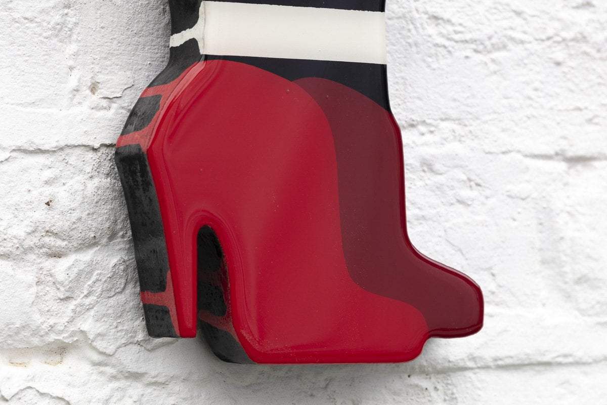 Last Orders Geometric - Miniature - Original - SOLD by artist Lhouette - Wyecliffe Galleries