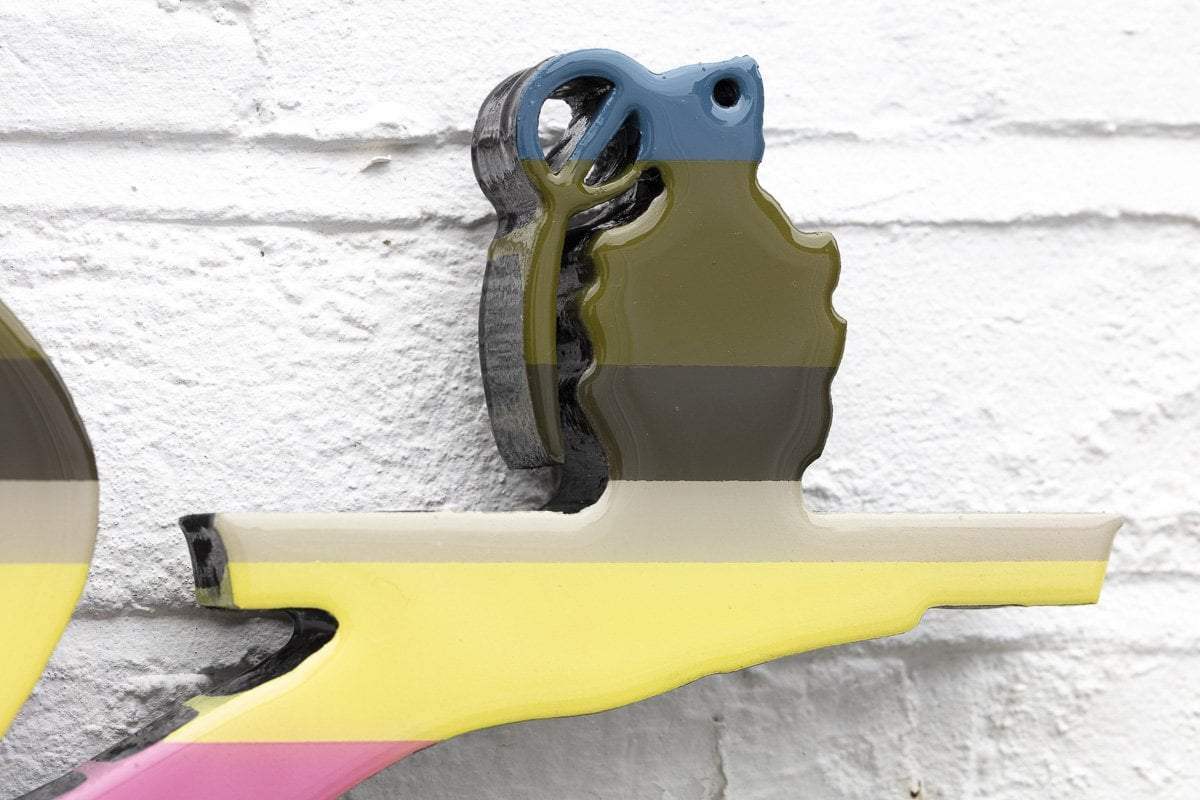 Last Orders Geometric - Miniature - Original - SOLD by artist Lhouette - Wyecliffe Galleries