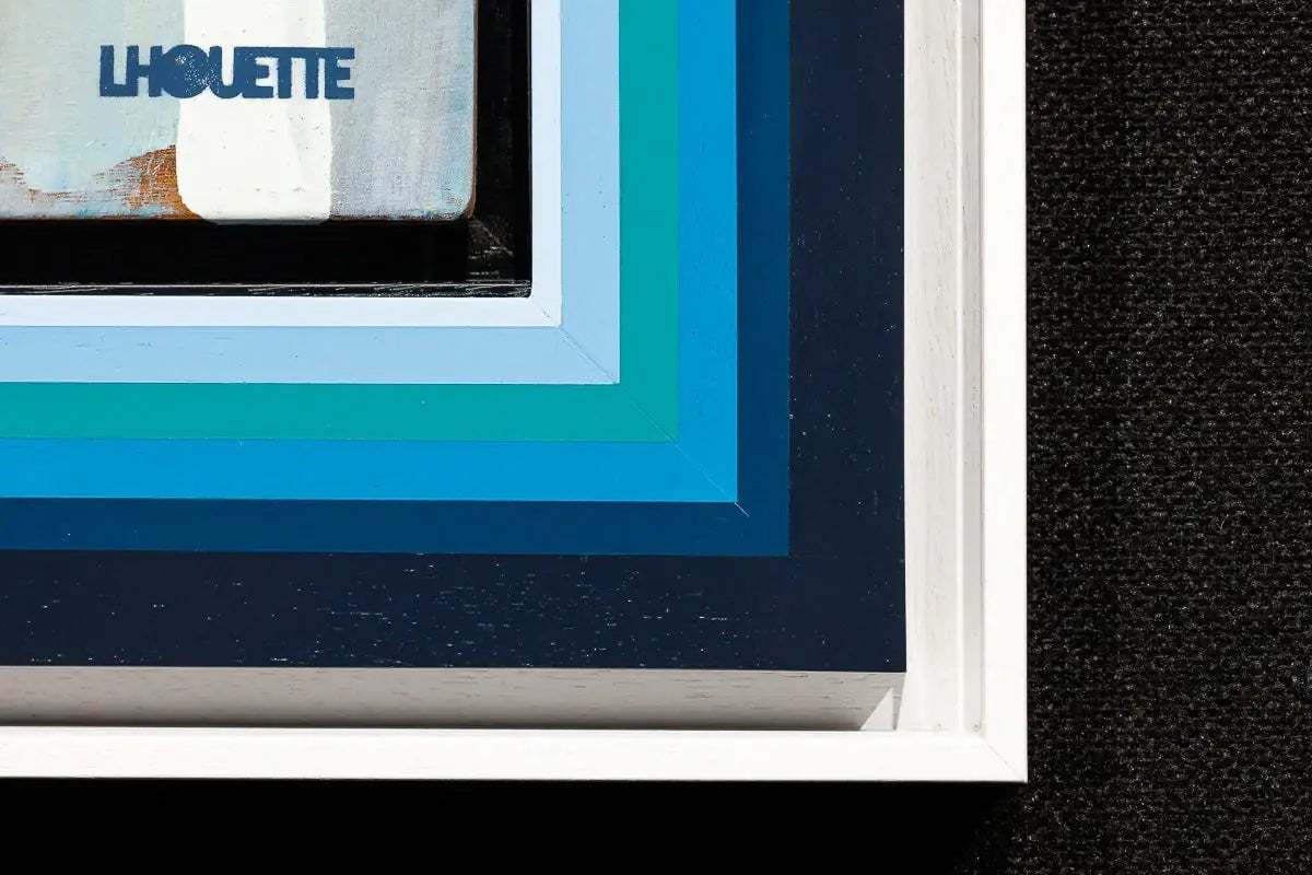 Last Orders - (Ghosted - Blues) - SOLD by artist Lhouette - Wyecliffe Galleries