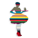 Last Orders Miniature Striped Khaki - Original Wall Sculpture - SOLD by artist Lhouette - Wyecliffe Galleries