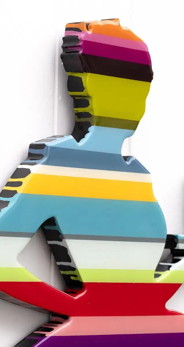 Last Orders Miniature Striped ( Gloss Resin ) - Original Wall Sculpture - SOLD by artist Lhouette - Wyecliffe Galleries