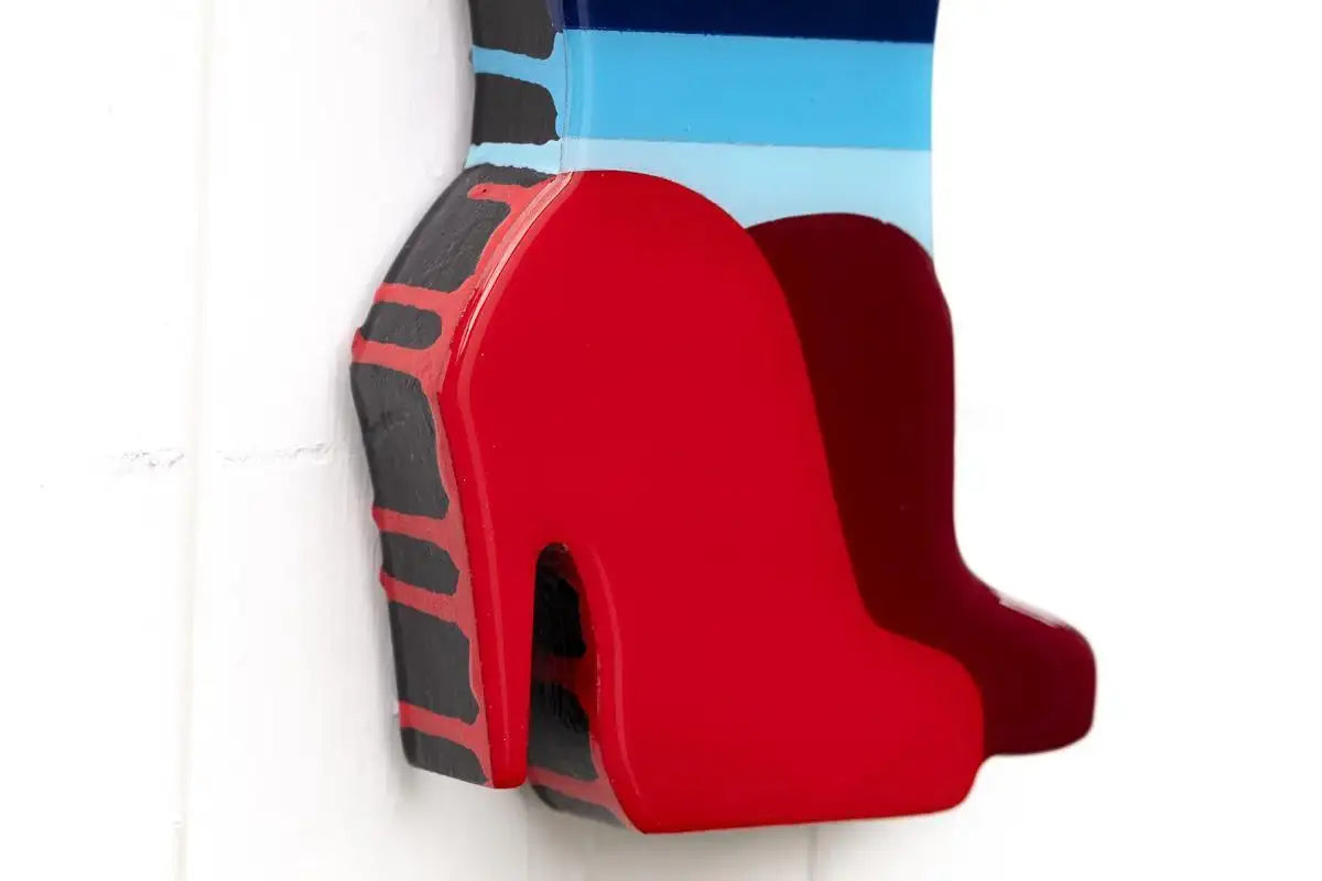 Last Orders Miniature Striped ( Gloss Resin ) - Original Wall Sculpture - SOLD by artist Lhouette - Wyecliffe Galleries