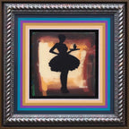 Last Orders Mixer - Creme Orange - Original - SOLD by artist Lhouette - Wyecliffe Galleries