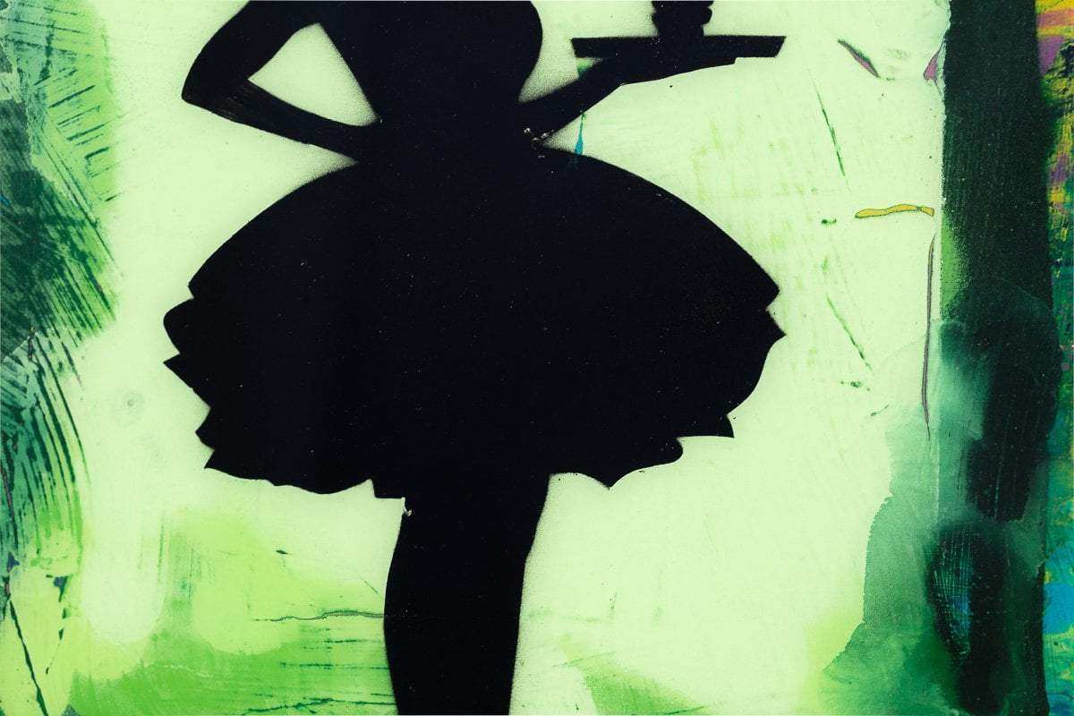 Last Orders Mixer (Fern Green) - Original by artist Lhouette - Wyecliffe Galleries