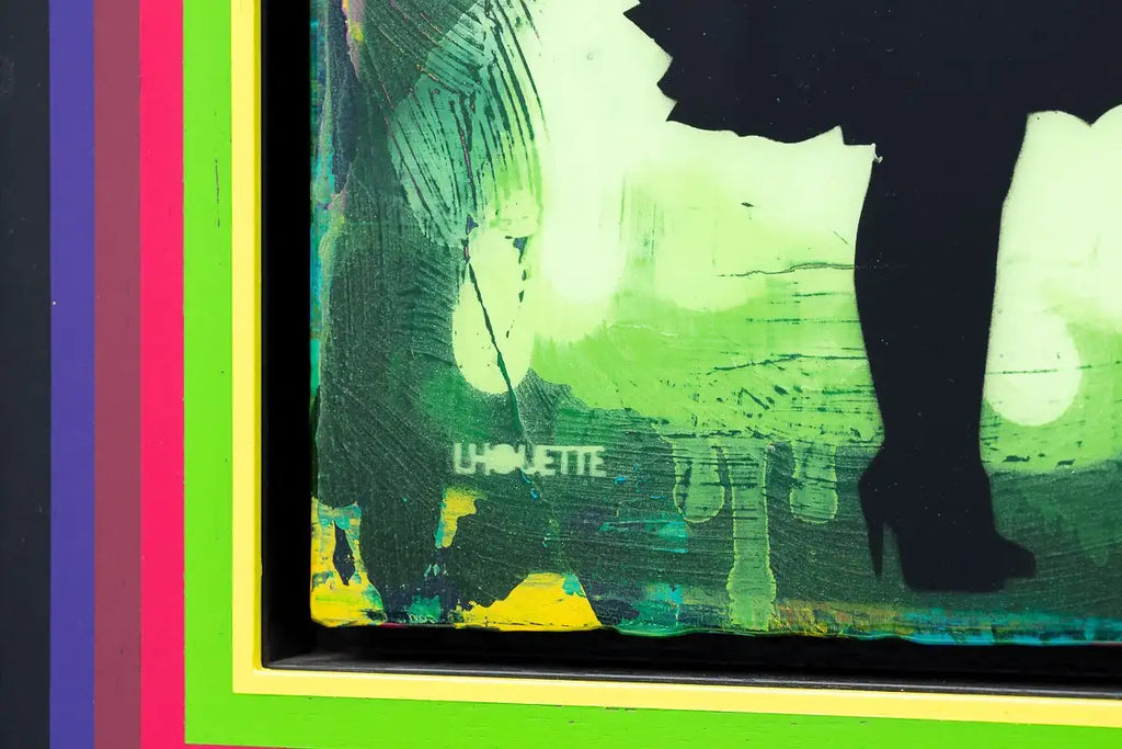 Last Orders Mixer (Fern Green) - Original by artist Lhouette - Wyecliffe Galleries