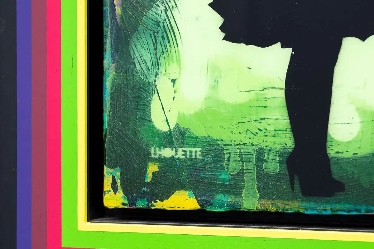 Last Orders Mixer (Fern Green) - Original by artist Lhouette - Wyecliffe Galleries